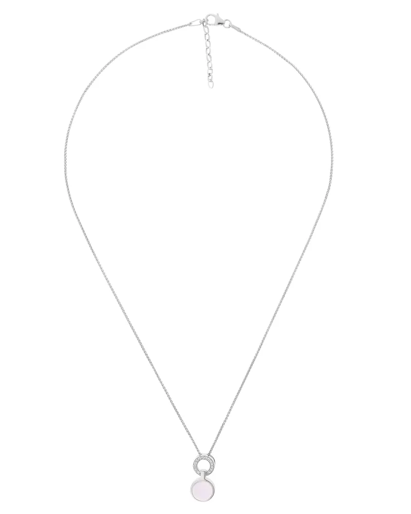 Orphelia Marga' Damenkette mit Anhänger aus 925er Sterlingsilber – Silber ZH-7288 Silber