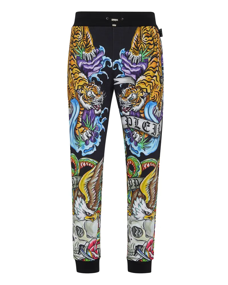 Philipp Plein Jogginghose Tattoo Schwarz