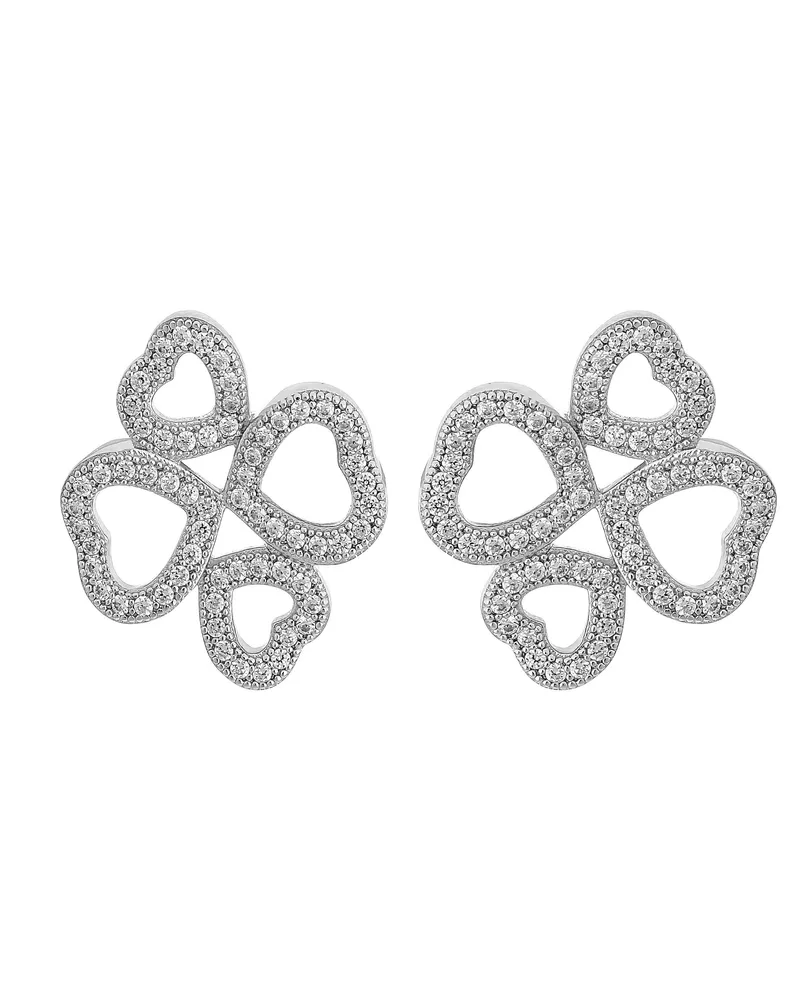 Orphelia Rilla' Damen 925 Sterling Silber Stud Ohrringe - Silber ZO-7356 Silber