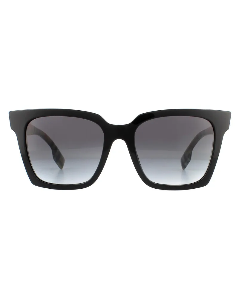 Burberry Sonnenbrille BE4335 39298G Schwarz Grau Verlauf Schwarz