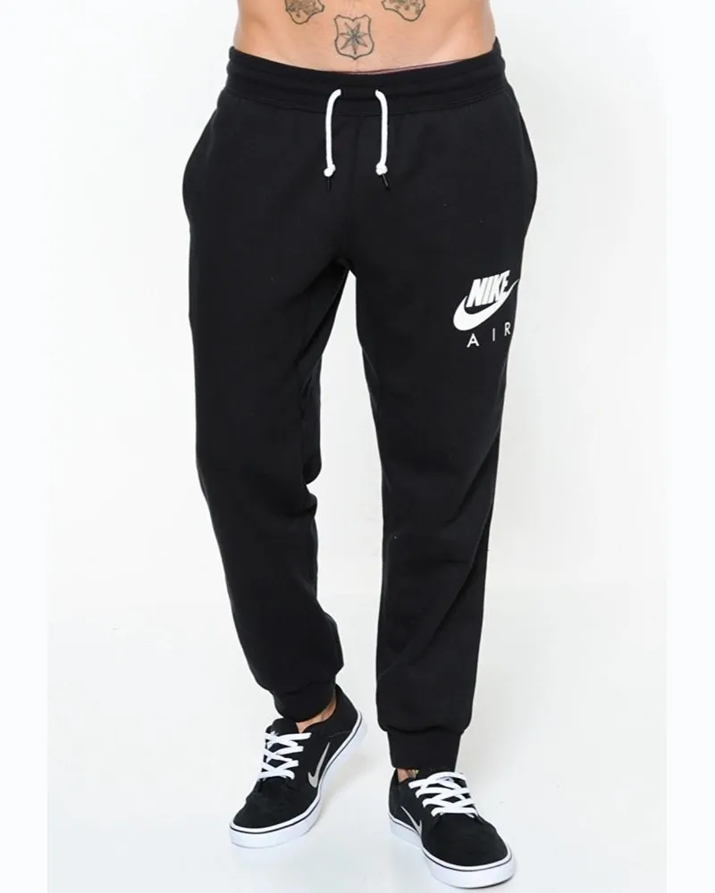 Nike Air Herren-Fleece-Jogger in Schwarz Schwarz