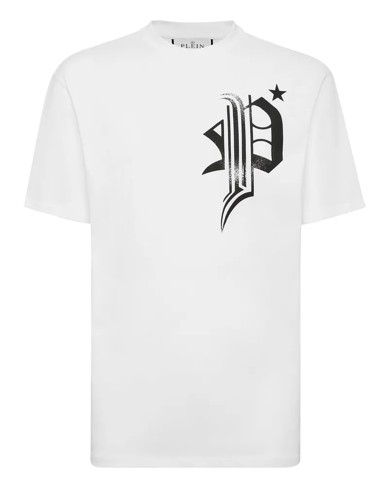 Philipp Plein T-Shirt Skull Weiß