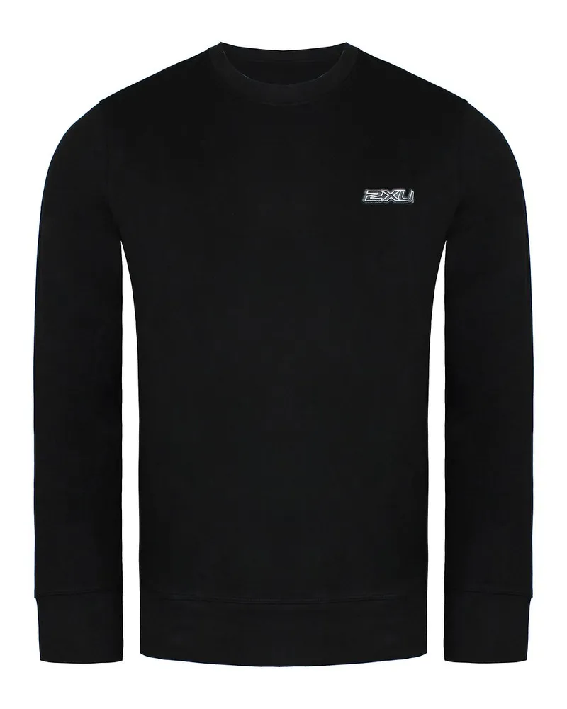 2XU Pendler -Männerschwarzpullover Schwarz