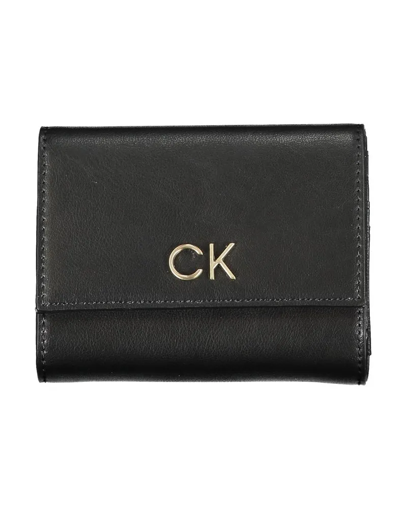 Calvin Klein Monogram Dreifachgeldbörse Schwarz