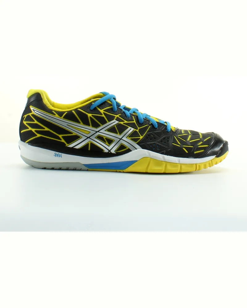 Asics Gel-FireBlast Womens Black Court Trainer Schwarz