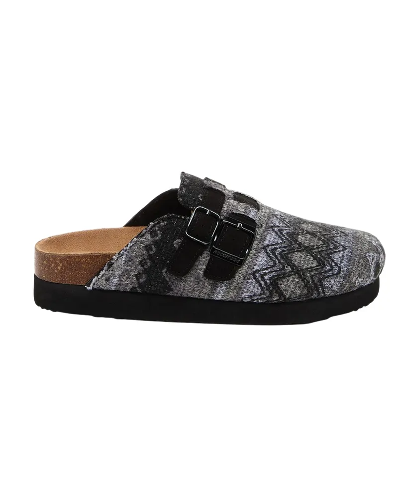 Rocket Dog Damen Mules "Abel Plus", Zickzack (Schwarz Schwarz