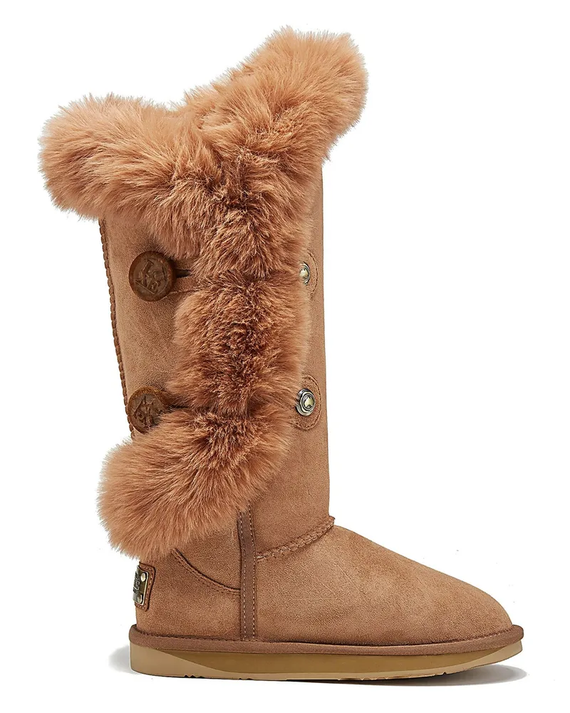 Australia Luxe Nordic Tall Stiefel in Kastanienbraun Braun