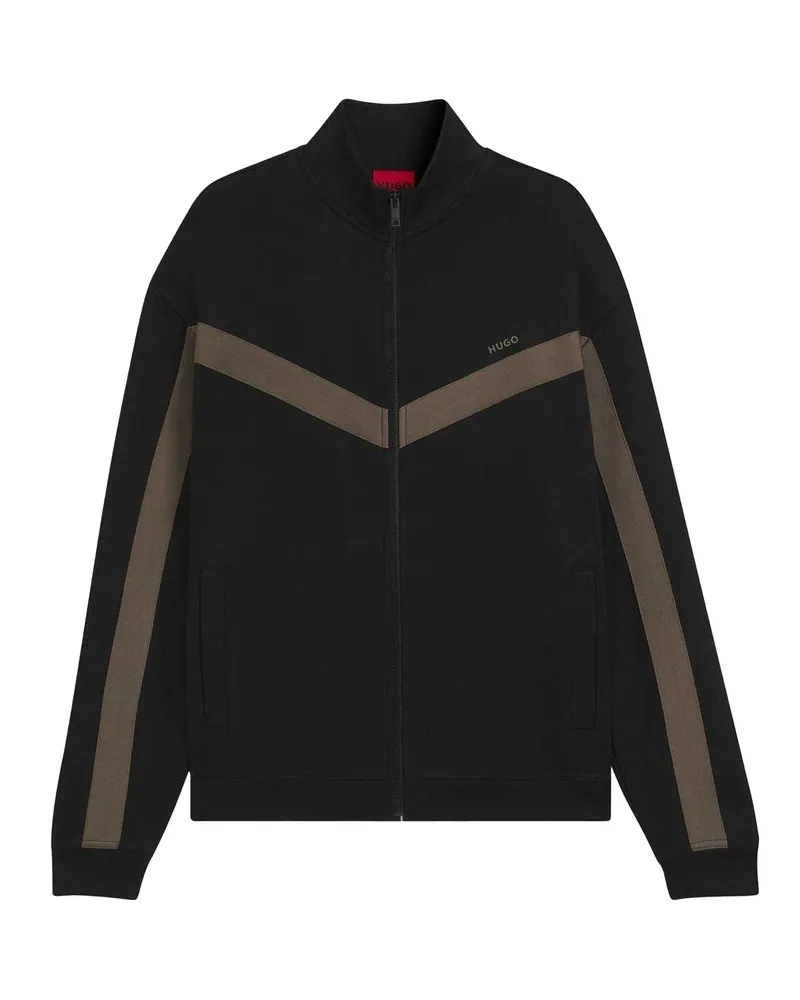 HUGO BOSS Darti" Trainingsjacke für Herren (Schwarz Schwarz
