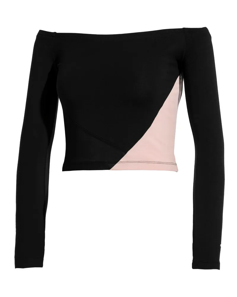 Puma Rive Gauche von Schulter Frauen Top Black Colourblock 578445 01 Schwarz