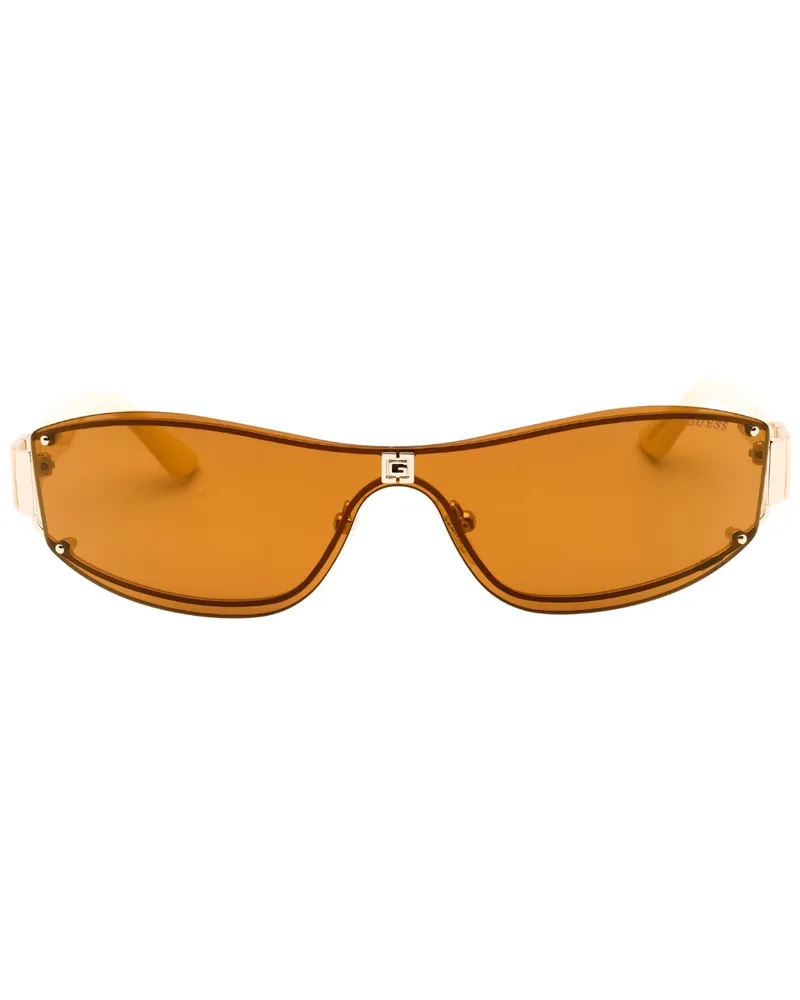 Guess Sonnenbrille Mit Braunen Verspiegelten Gläsern Camel