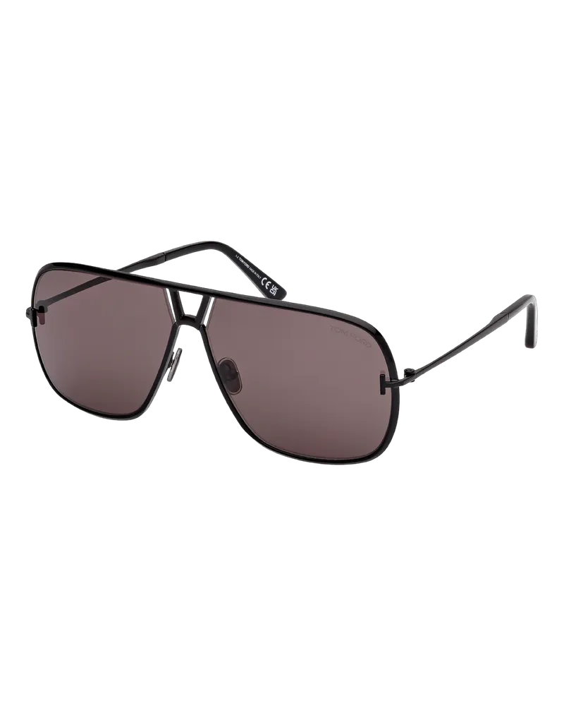 Tom Ford FT1204 01A Sonnenbrille - Schwarz Schwarz