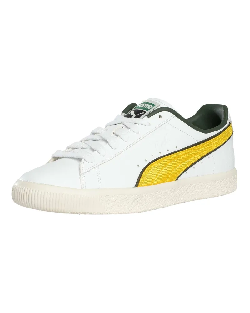 Puma Clyde Varsity Trainer, Weiß Weiß
