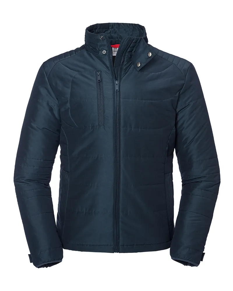 Russell Athletic Russell Mens Cross Gepolsterte Jacke (French Navy Marineblau