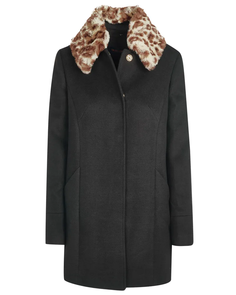 Trussardi Mantel Schwarz