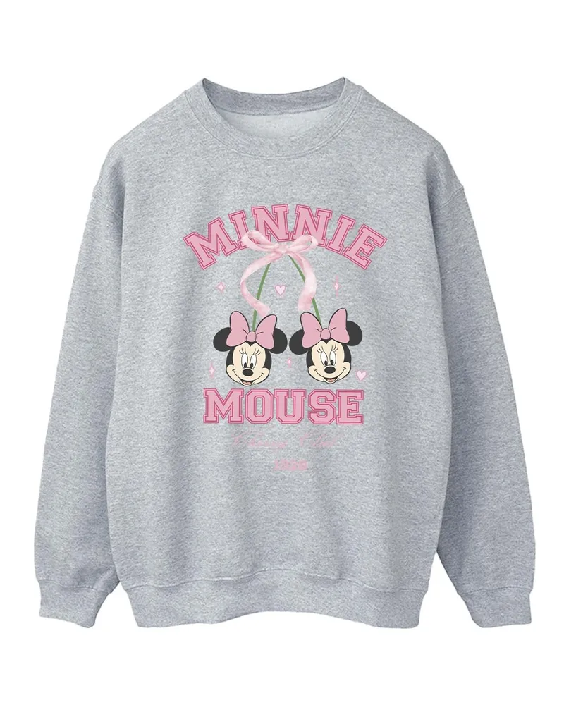 Disney Cherry Club" Sweatshirt für Damen (Sportgrau Grau