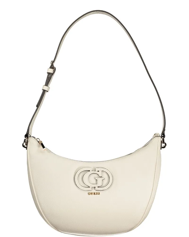 Guess Weiße Polyethylen-Handtasche Weiß