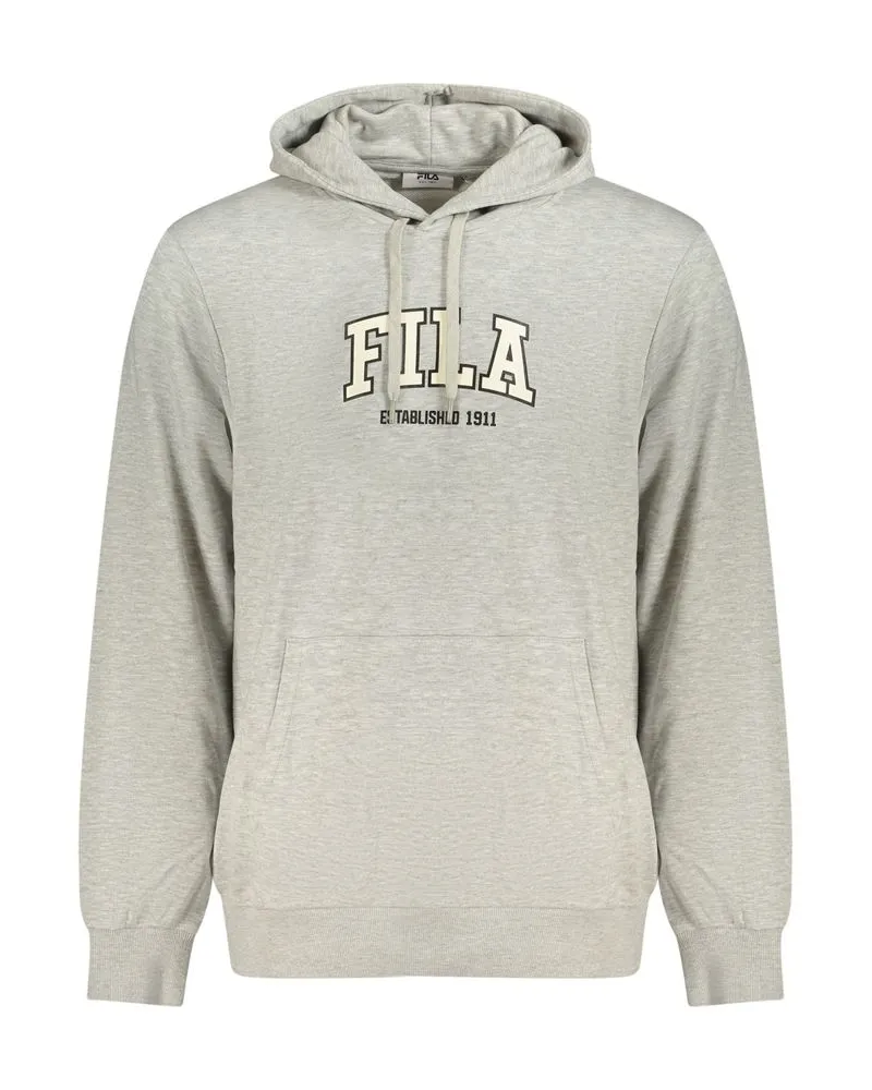 Fila Graues Baumwoll-Herren-Sweatshirt Grau