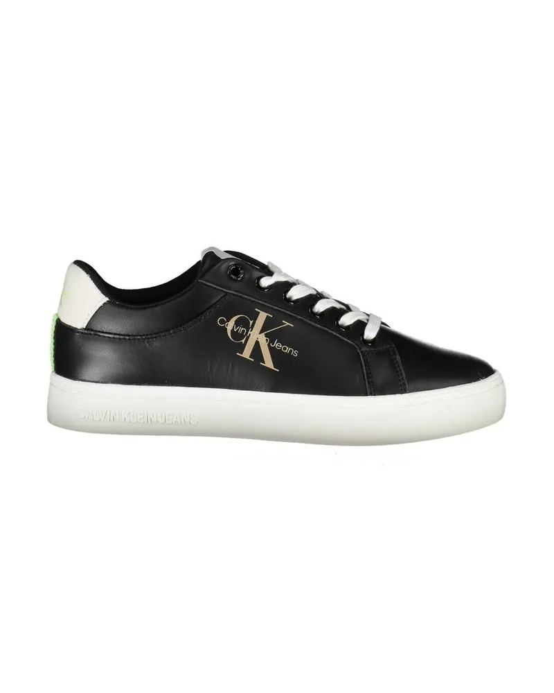Calvin Klein Monogram Lowtop Sneaker - Schwarz Schwarz