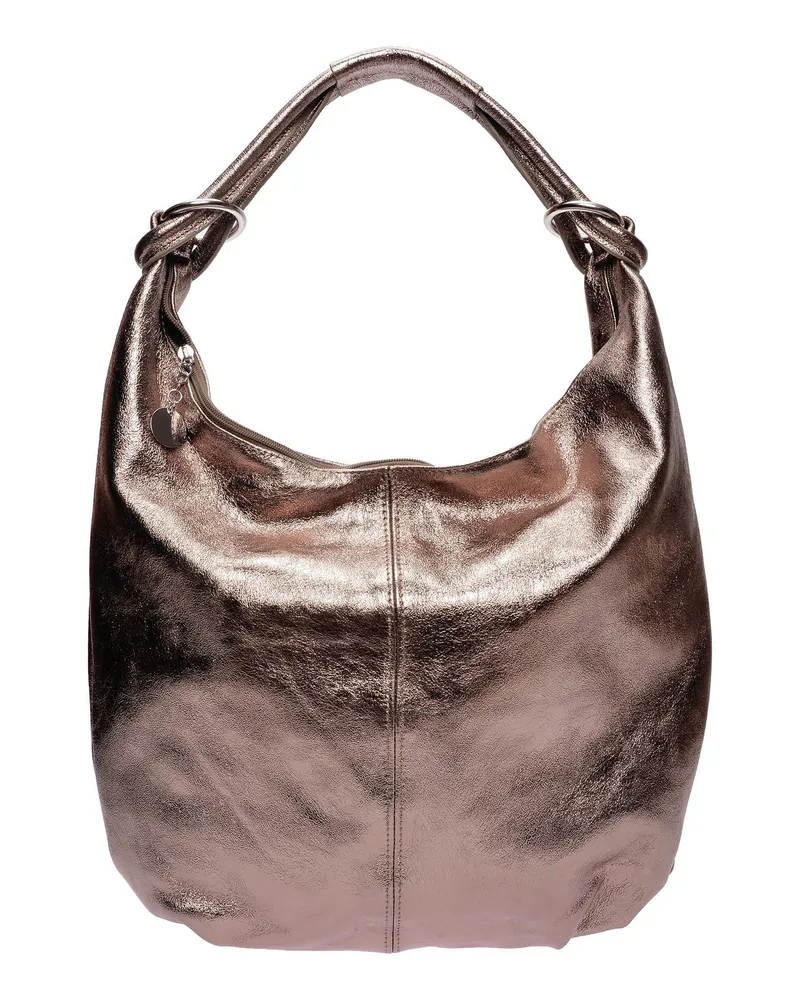 Anna Luchini Bronze Rindsledertasche Bronze
