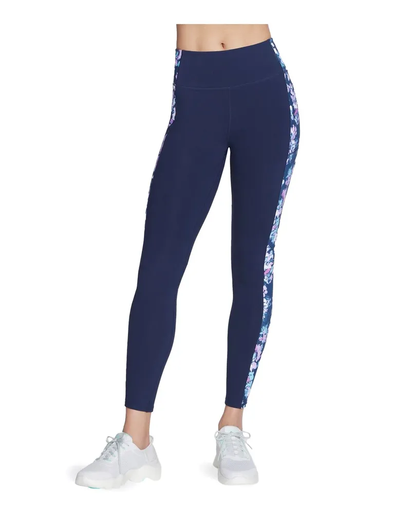 Skechers Performance GOWALK Misty Floral Leggings aus Nylon für Frauen in Blau Blau
