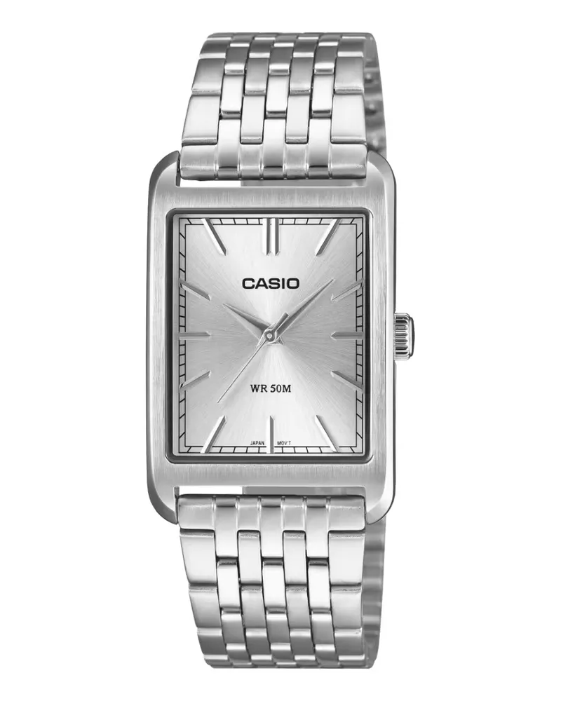 Casio Casio Collection Herren Silberne Uhr MTP-B215D-7AVER Silber