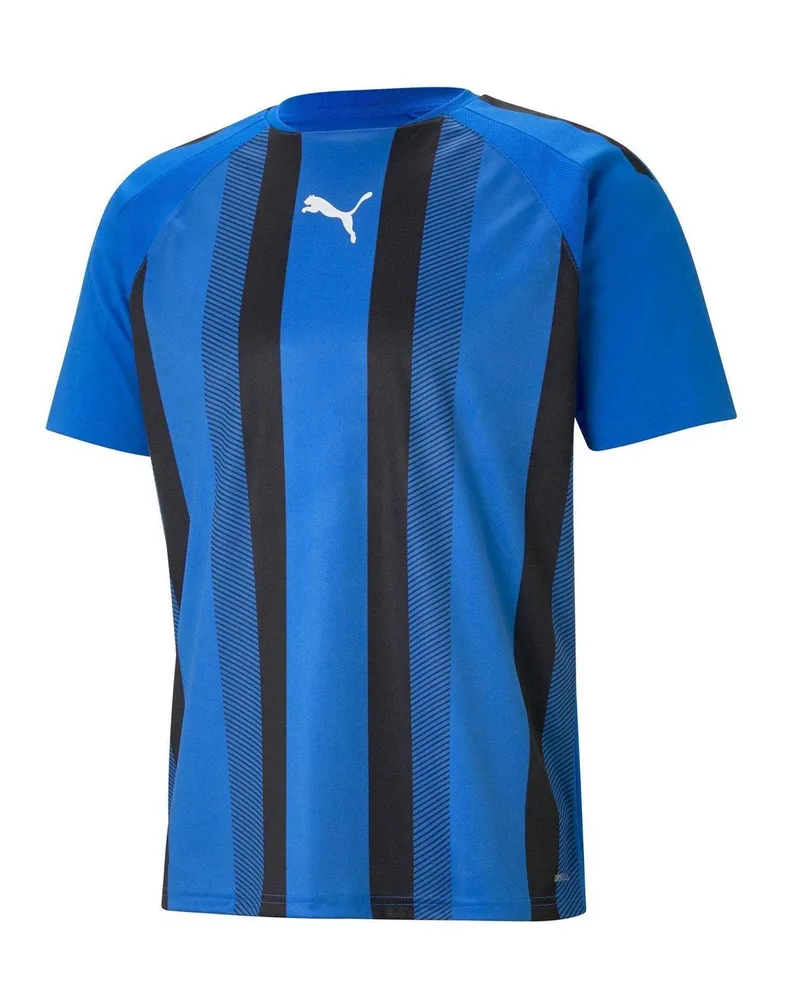 Puma Team Liga" T-Shirt für Herren (Blau/Schwarz/Weiß Blau