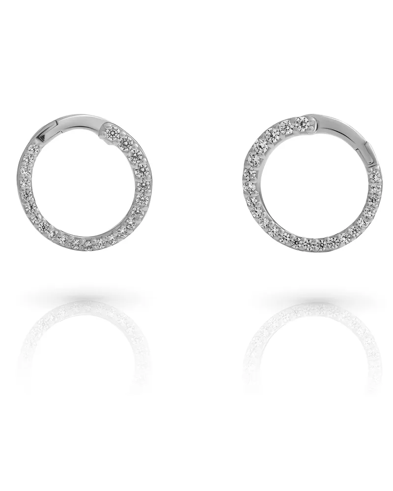 Orphelia Glamour' Damen 925 Sterling Silber Ohrhänger - Silber ZO-7549 Silber
