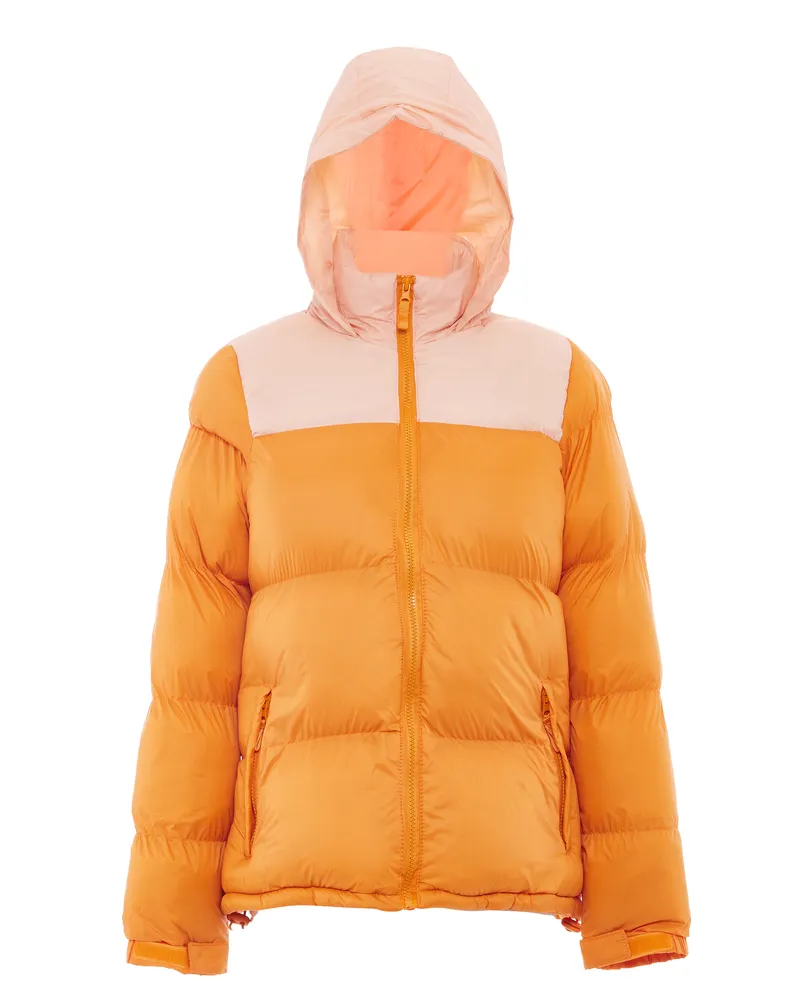 My Mo Wattierte Steppjacke für Damen - Orange Orange