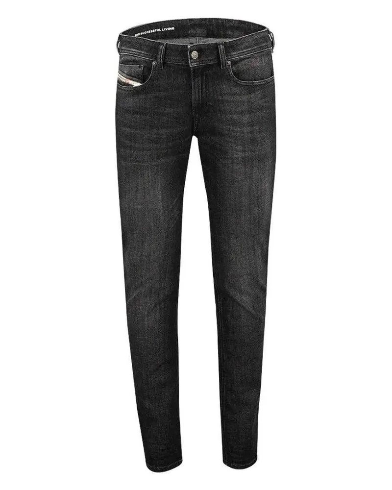 Diesel Sleenker" Jeans für Herren (Jeans-Schwarz Schwarz