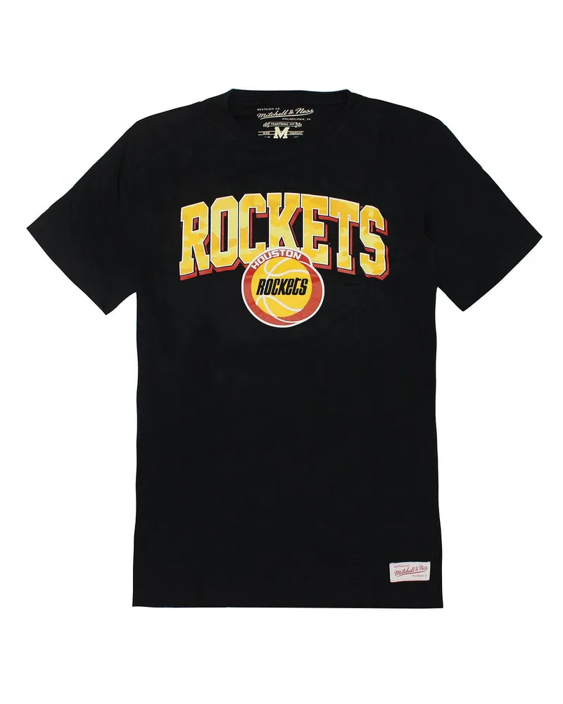 Mitchell & Ness NBA Houston Rockets Herren T-Shirt Schwarz