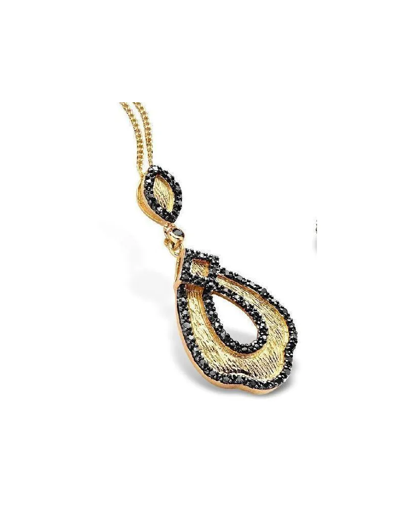 Orphelia Damen-Anhänger Sterling-Silber 925 mit Kette – Gold PEN-1901-B Gold