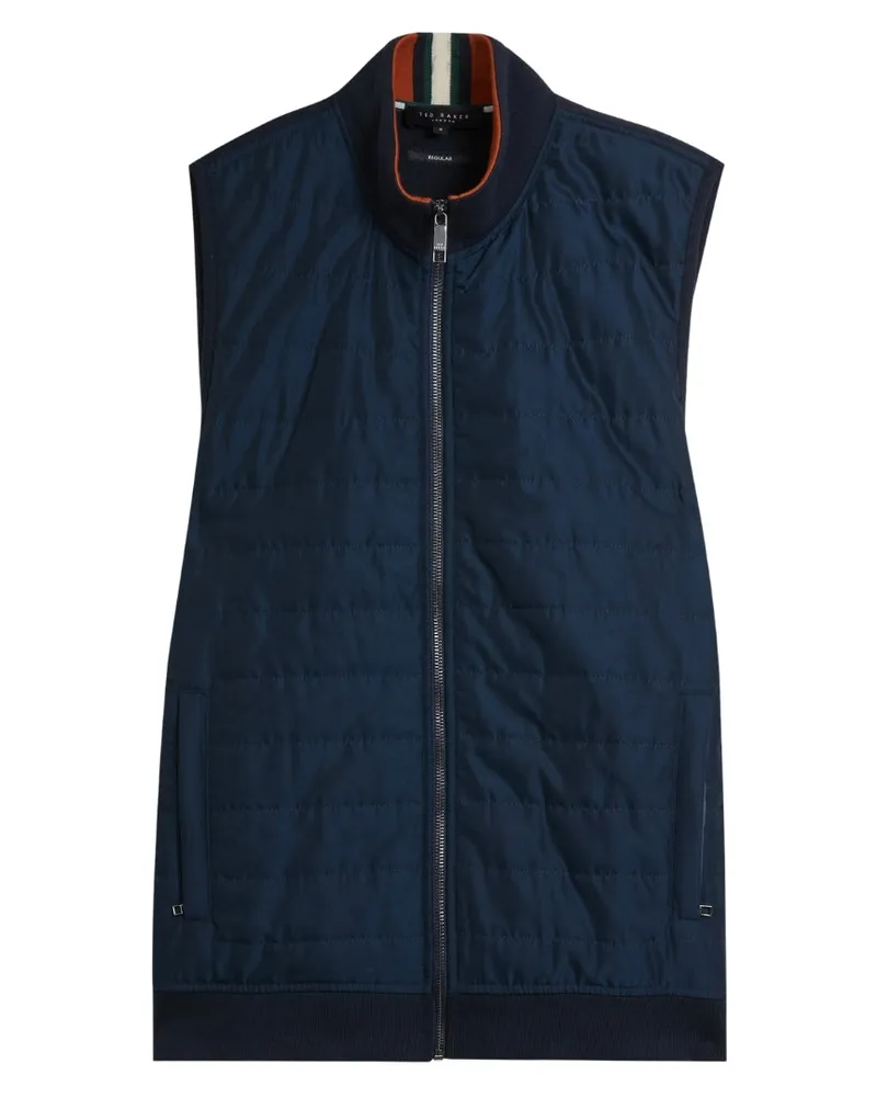 Ted Baker Atho Steppweste In Marineblau, Reguläre Passform Marineblau
