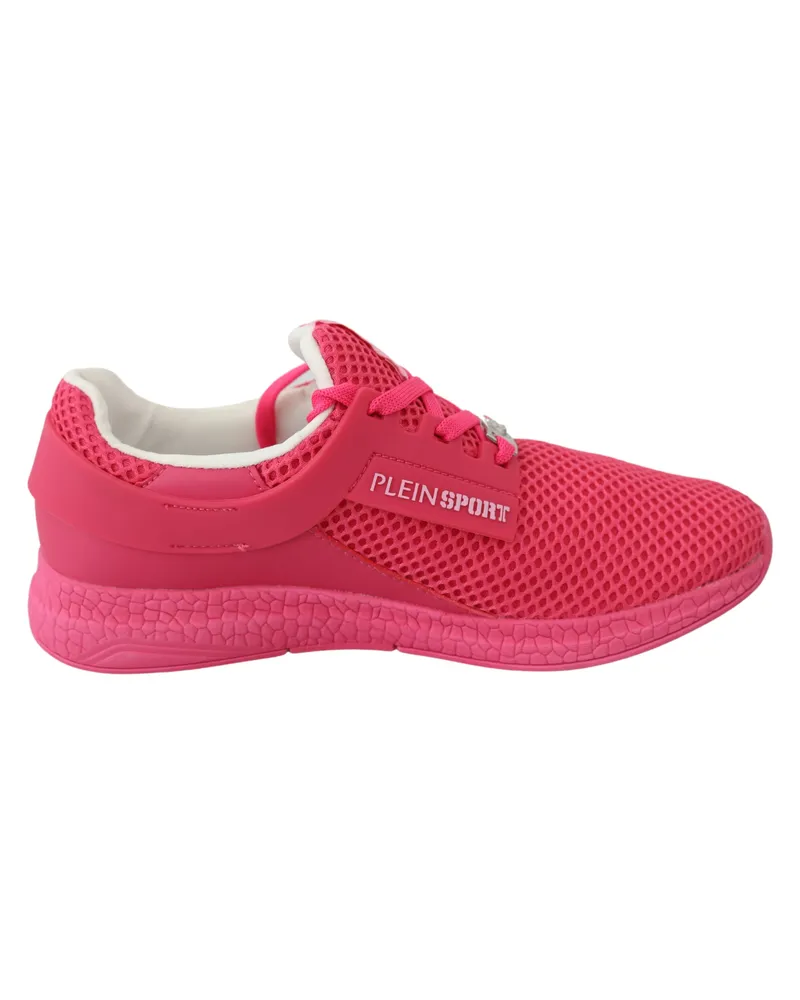 Philipp Plein Women's Fuxia Beetroot Polyester Runner Becky Sneakers Shoes Rosa