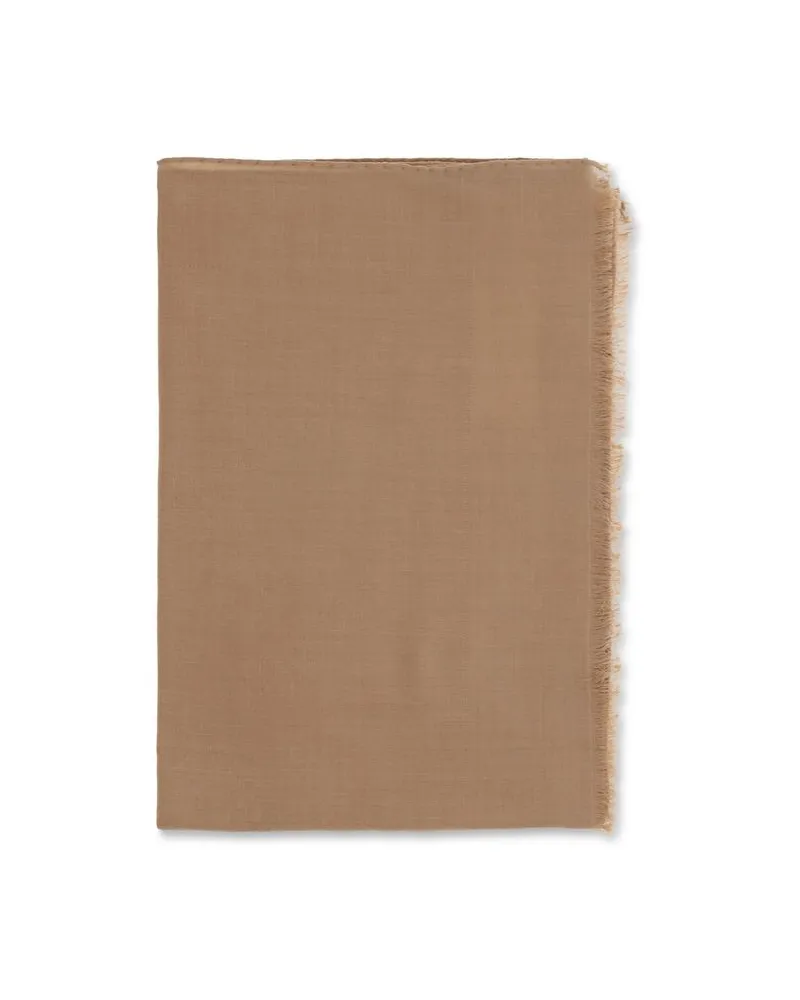 Max Mara Beiger Seidenschal Beige