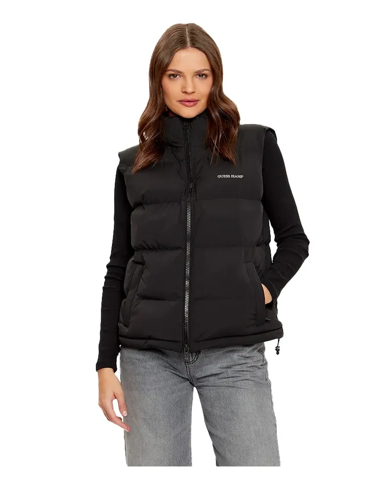 Guess Ärmellose Steppjacke  Damen GJ Regular Schwarz