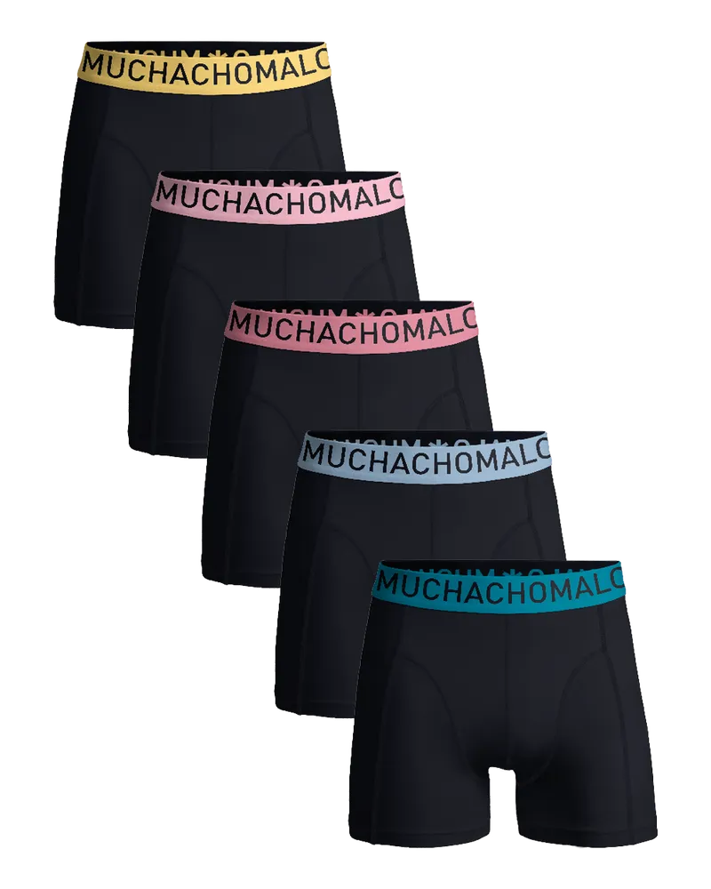 Muchachomalo Herren Boxer Shorts - 5er Pack - Herren Unterwäsche Mehrfarbig
