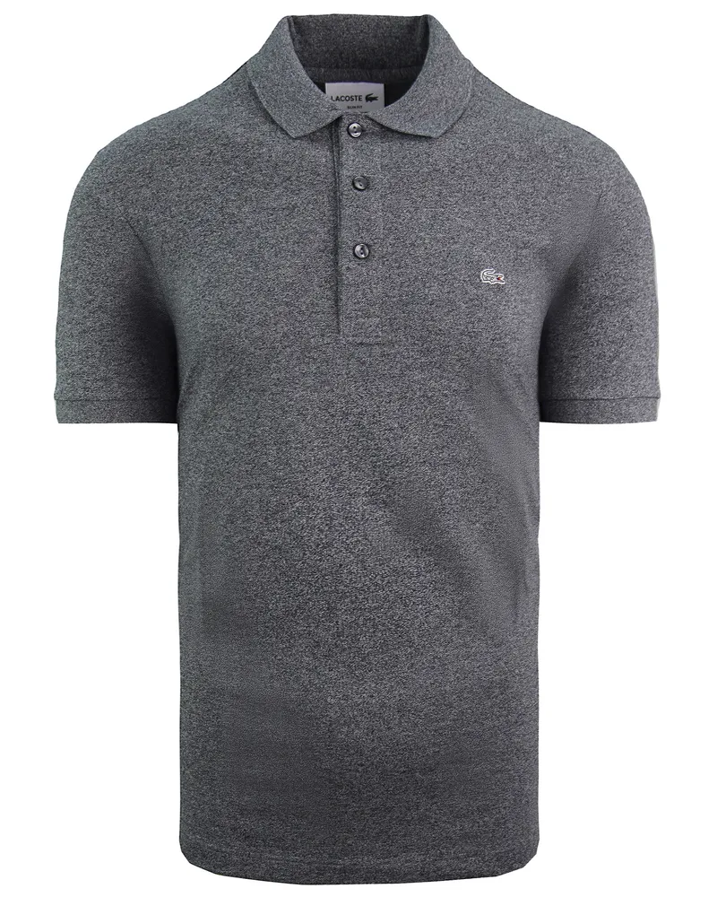 Lacoste Slim Fit Herrengrau Poloshirt Grau