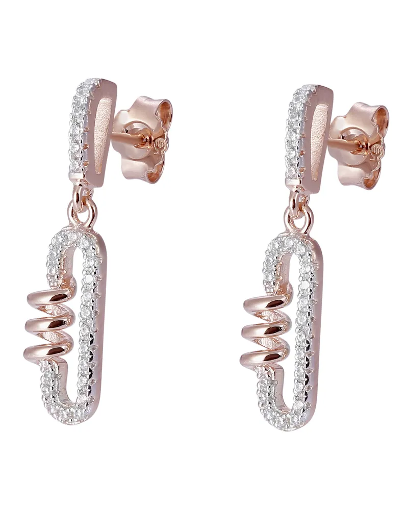 Orphelia Gigi“ Tropfenohrringe aus 925er Sterlingsilber für Damen – Rosé ZO-7438 Rosé