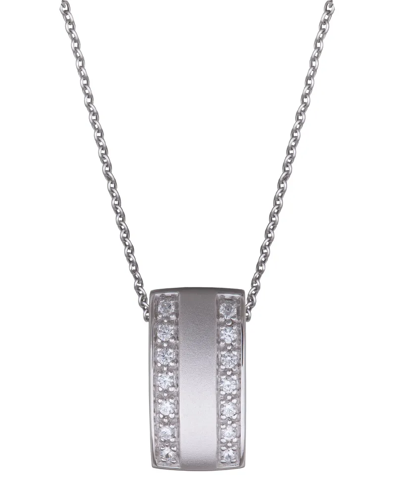 Orphelia Damen-Kette aus 925er Sterlingsilber mit Anhänger – Silber ZH-4575 Silber