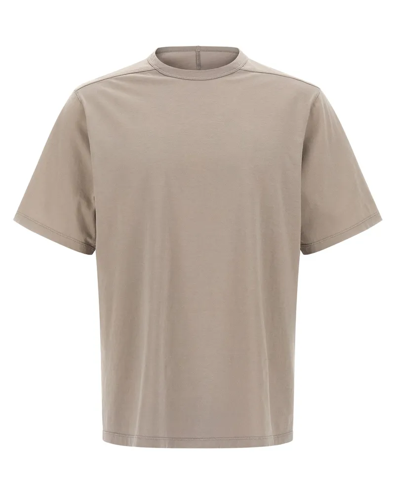 Rick Owens Beiges Baumwoll-T-Shirt Beige