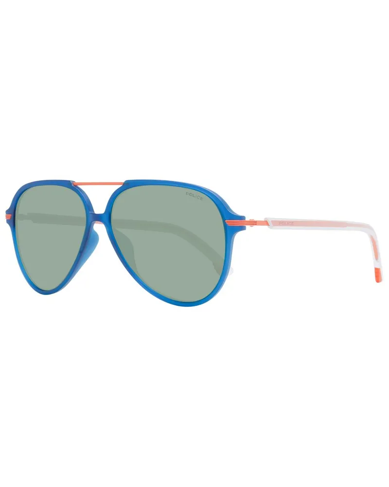 Police Aviator-Sonnenbrille SPL920J578X - Mittelblau Mittelblau