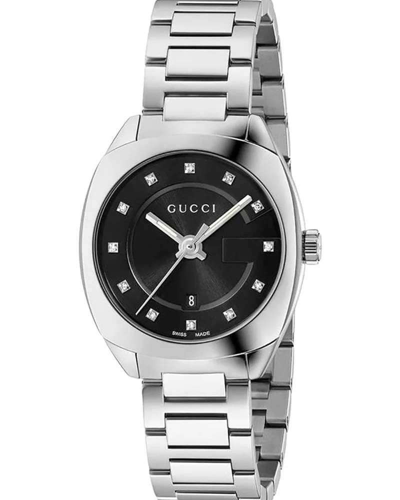 Gucci YA142503 Quarz-Damenuhr Silber