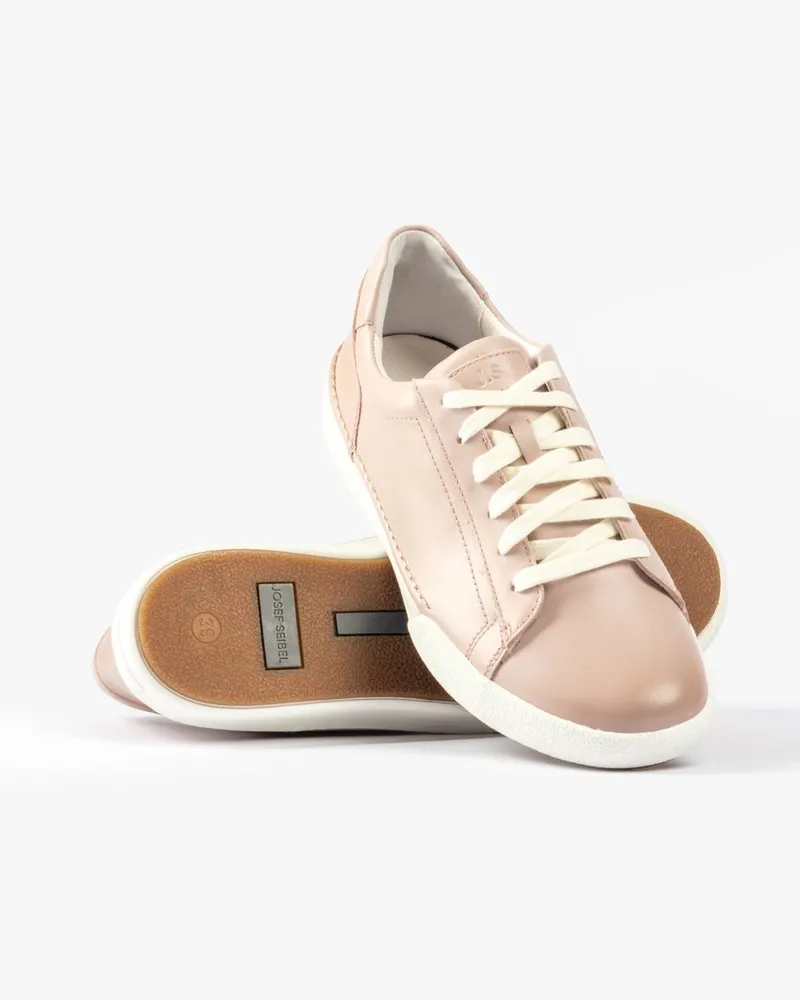 Josef Seibel CLAIRE 01 Damen Sneaker Mattrosa Taupe