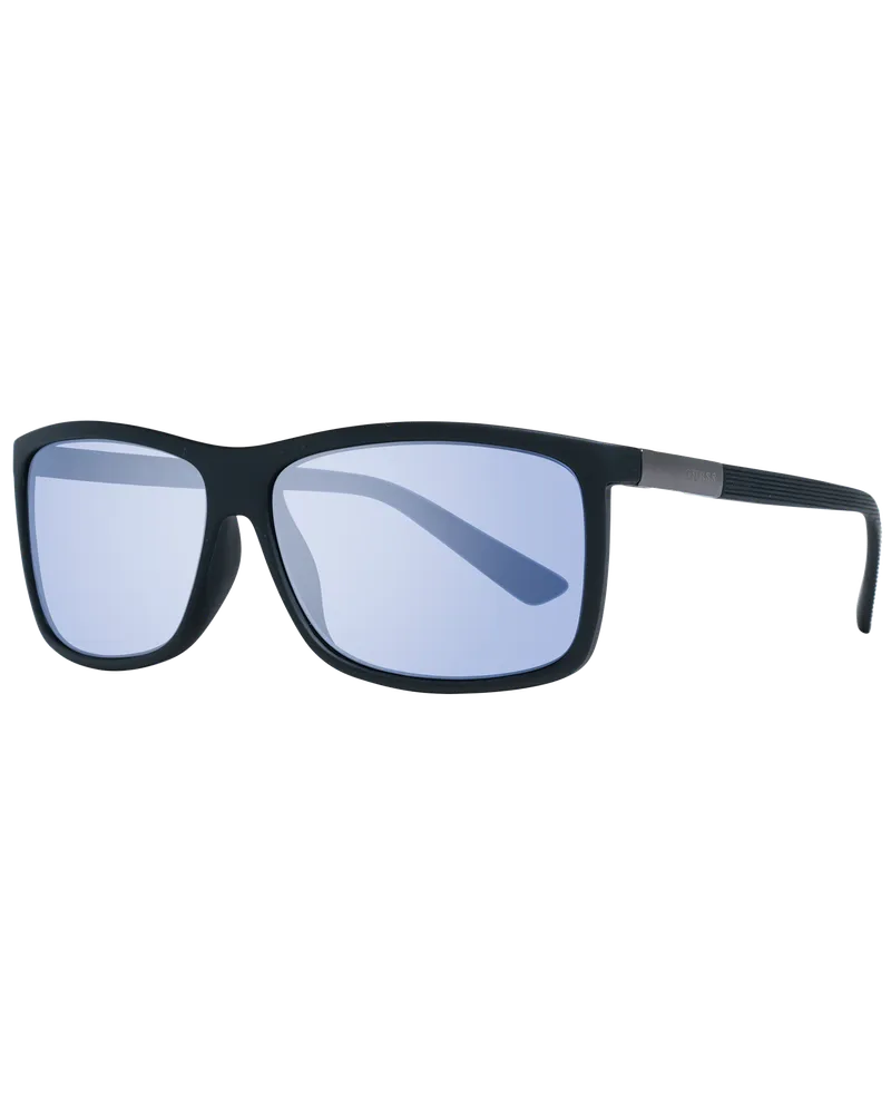 Guess Rectangle Mens Schwarz Grau Gradient GF0191 Schwarz