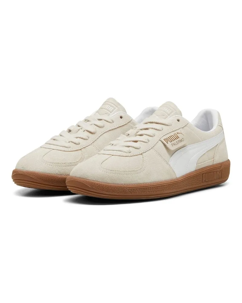Pony Puma Palermo Wildleder Damen Weißer Sneaker Weiß