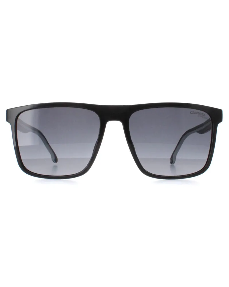 Carrera 8064/S 80S 9O schwarz-weiÃŸe Sonnenbrille mit dunkelgrauem Farbverlauf Schwarz