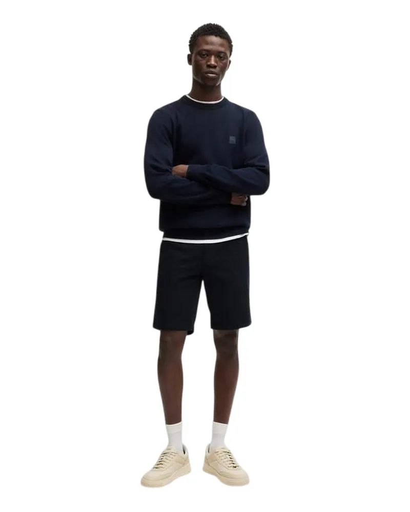 HUGO BOSS Chino Kurze Hose für Herren (Dunkelblau Blau