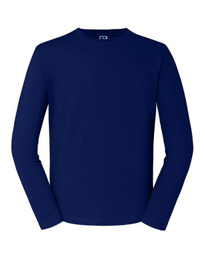 Russell Athletic Russell Herren T-Shirt mit langen Ärmeln (Marine Marineblau