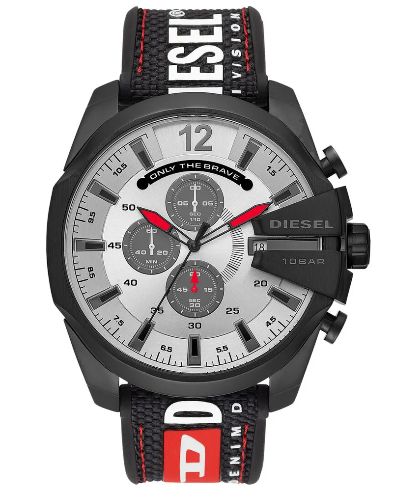 Diesel Montre  Mega Chief Pour Hommes Noir DZ4512 Schwarz