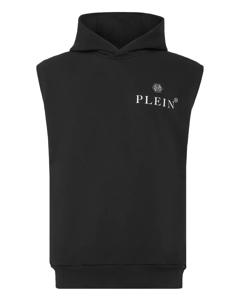 Philipp Plein Kapuzen-Sweatshirt Basic Schwarz